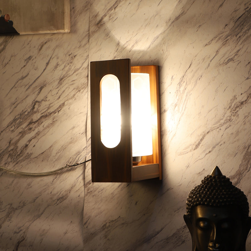 Drike Wooden Wall Lamp media 4