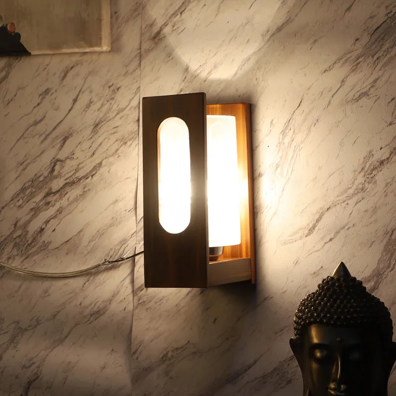 Drike Wooden Wall Lamp media 4
