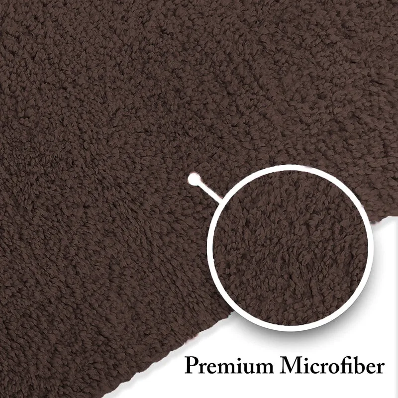 Cozy Step Microfiber Bath Mat - Coffee Brown media 4