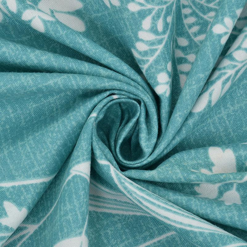 Winter's Grass Floral Cotton Bedding Set - Five Piece Set media 6