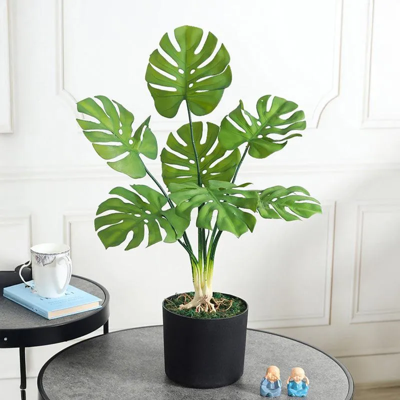 Botanic Whisper Artificial Plant With Black Plastic Pot media 2