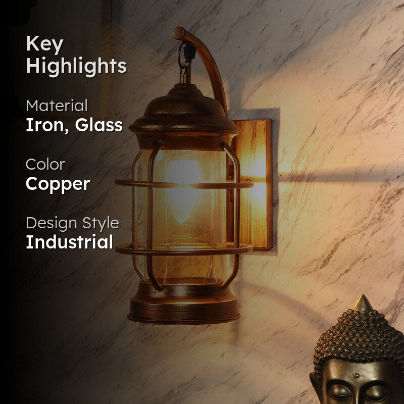 Lanterna II Iron Wall Lamp media 2
