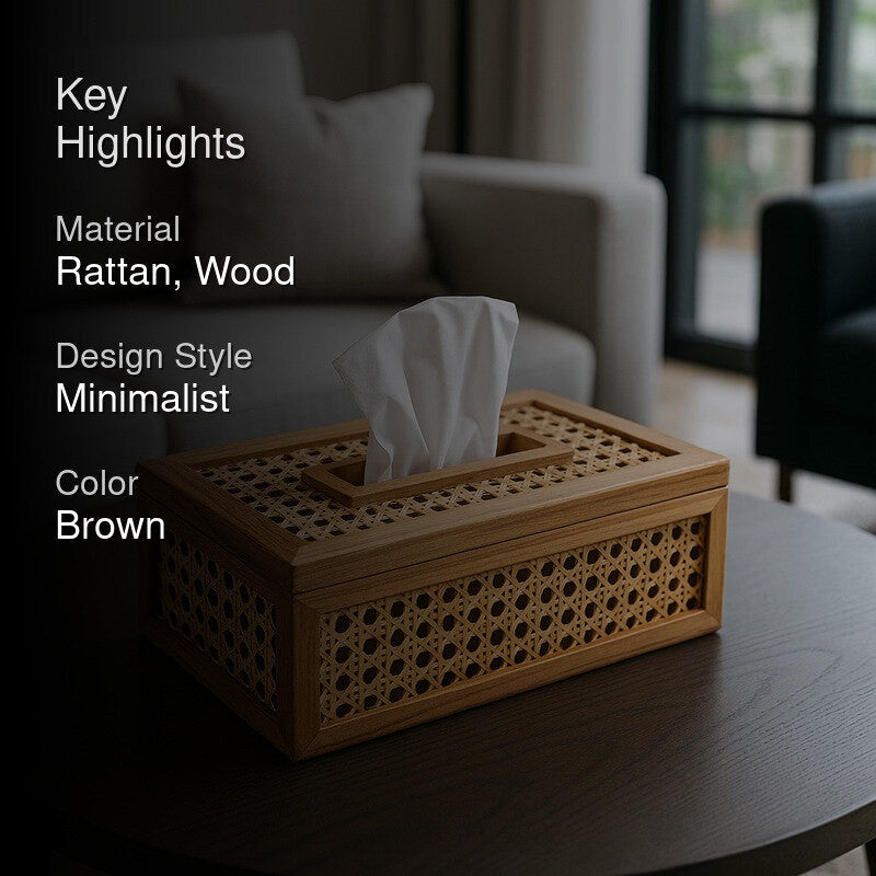 Aurora Rattan Tissue Holder media 2