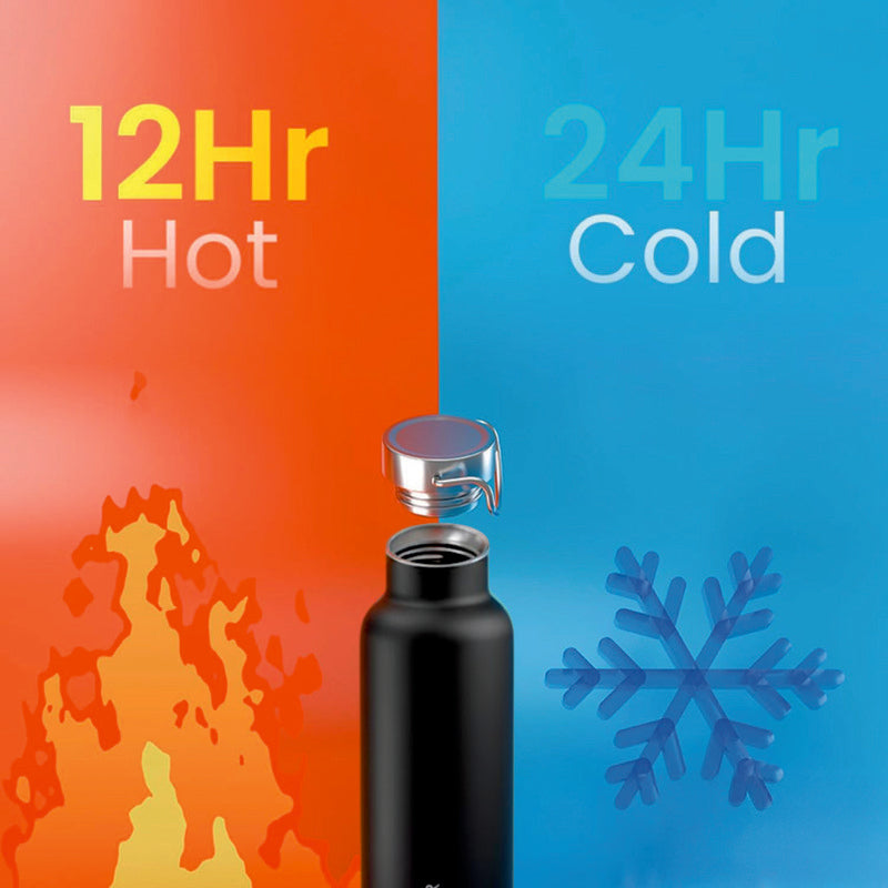 Hot & Cold Mate Smart Water Bottle - Black (600 mL) media 6
