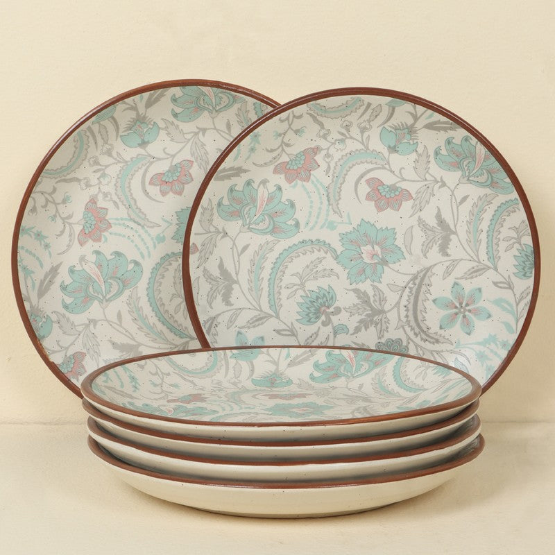 Ceramic Quarter Plate (Multicolor) - Set Of Six media 4