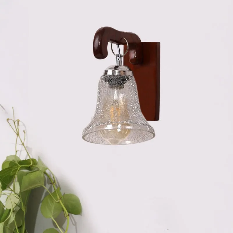 Crystal Edge Wavy Glass Wall Lamp media 3