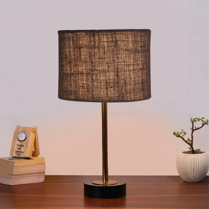 Sienna I Rodin Wooden Table Lamp - Grey,Gold,Black media 2
