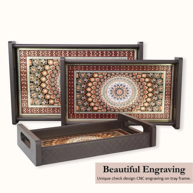 Rovya Wooden Serving Tray - Set Of Three media 7