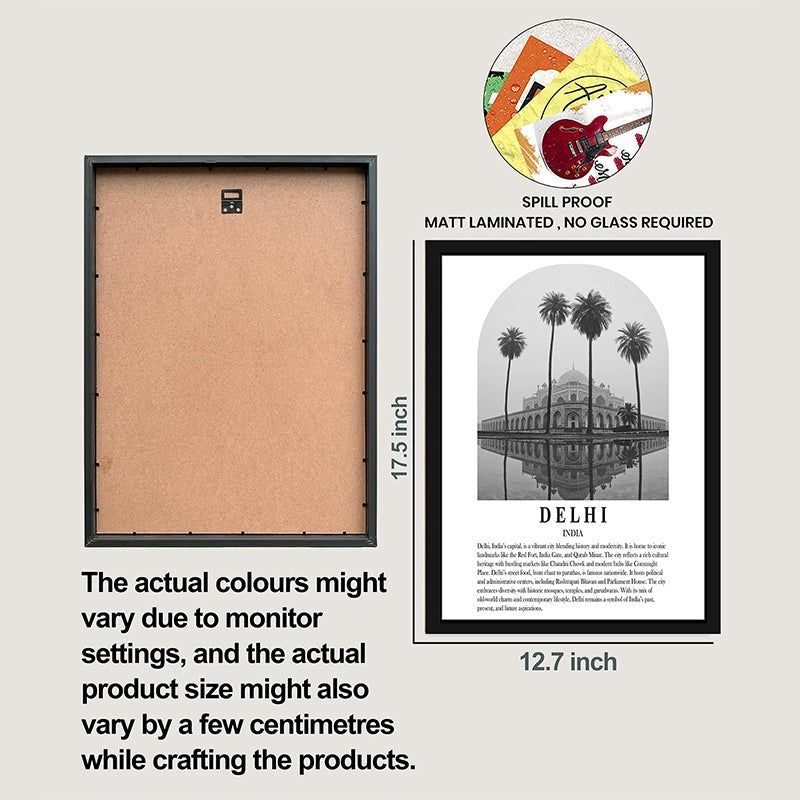 Monochrome Monuments III Wall Art With Frame - Set Of Six media 7