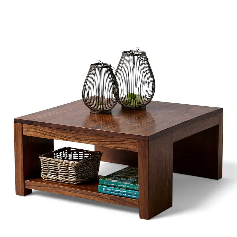 Crixon Sheesham Wooden Center Table - Brown media 4