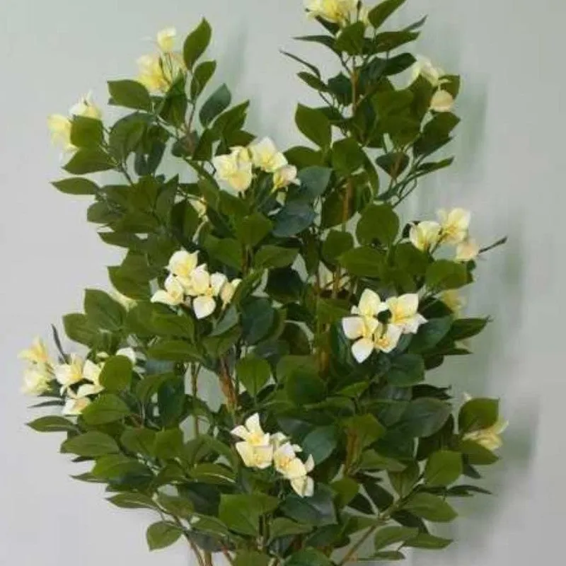Artificial White Bougainvillea Plant Without Pot - 5.2 Feet media 5