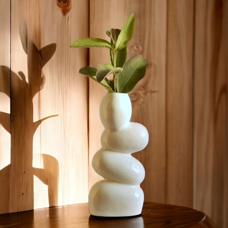 Pebble Play Vase - White media 3