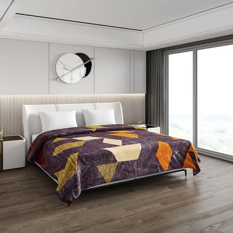 Monte Carlo Autumn Mosaic Blanket - 900 GSM media 1