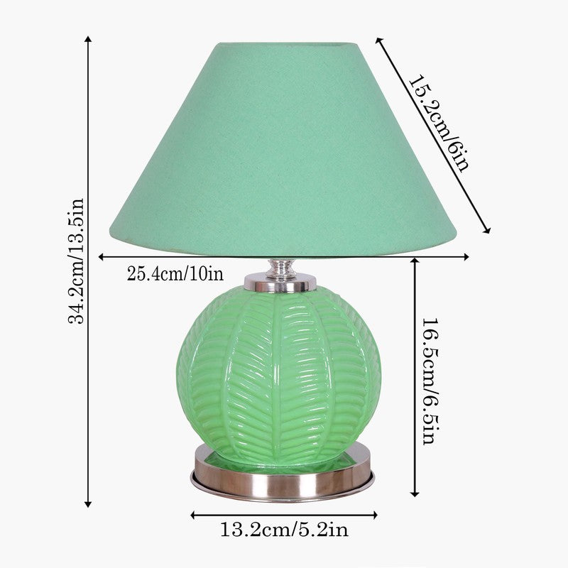 Transella Shine Glass Table Lamp - Green media 8