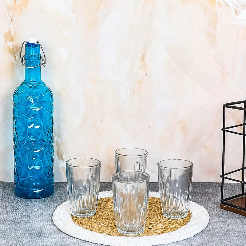 Hutton 1000 mL Water Bottle With 200 mL Glasses - Five Piece Set media 1