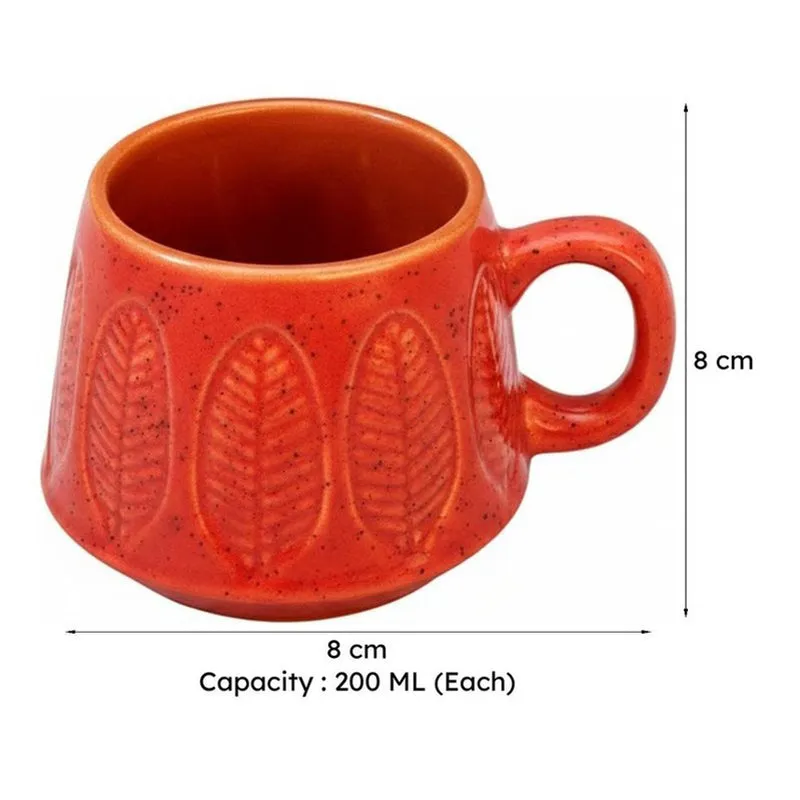 Bergo Ceramic Tea Cup (200 mL Each) - Set of Six media 7