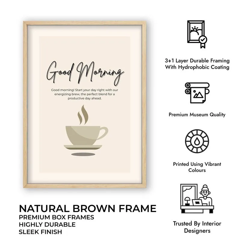 MorningBrew Archival Canvas Wall Art - Brown media 10