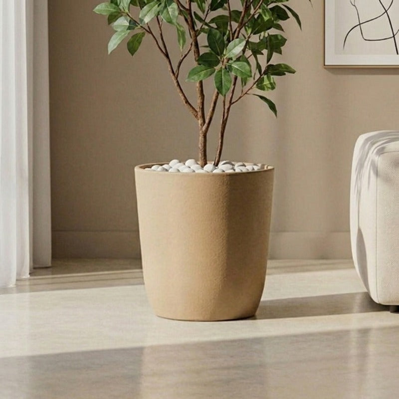 Leaf Nest Planter (Taupe) - Medium