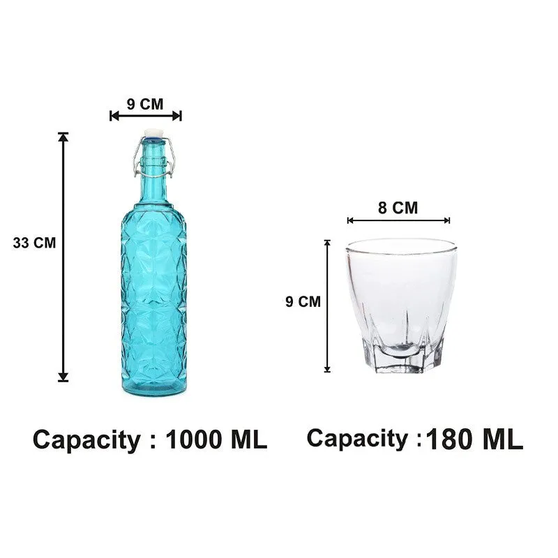 Pax 1000 mL Water Bottle With 180 mL Glasses - Seven Piece Set media 7