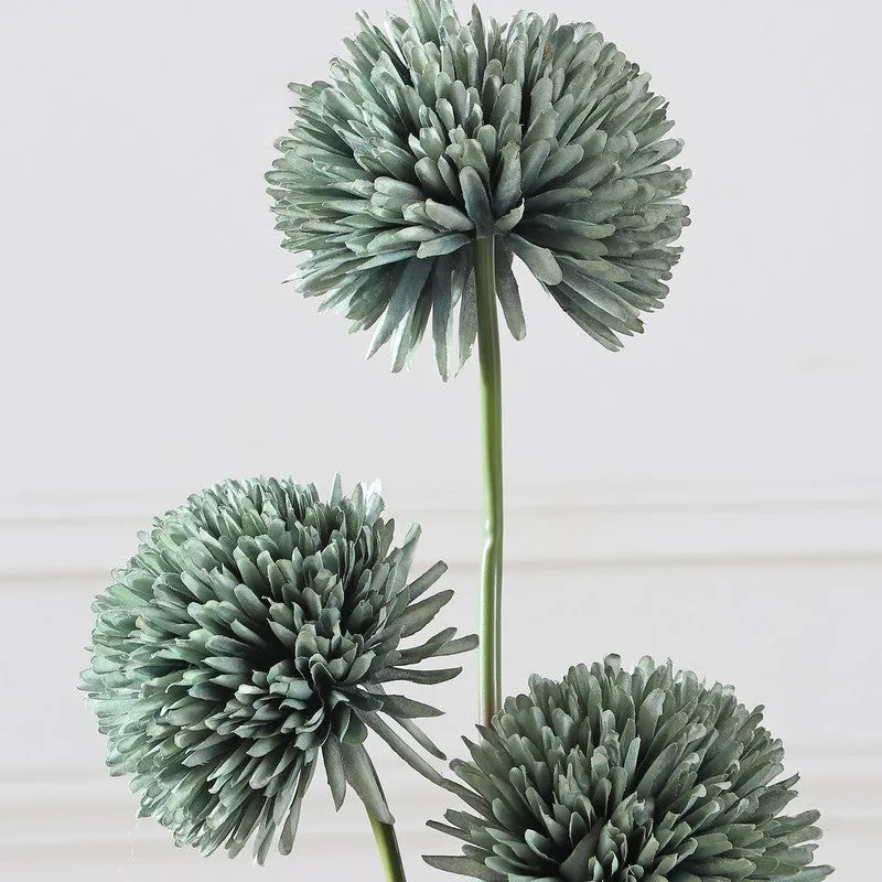 Autumn Chrysanthemum Artificial Flower Stem - Green media 5