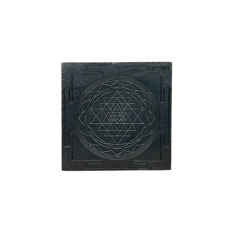 Sacred Shri Yantra Energy Wooden Showpiece media 4