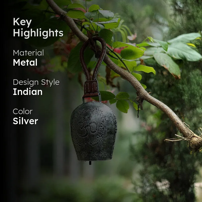 Bellique I Decorative Hanging Bell (Silver) - 2