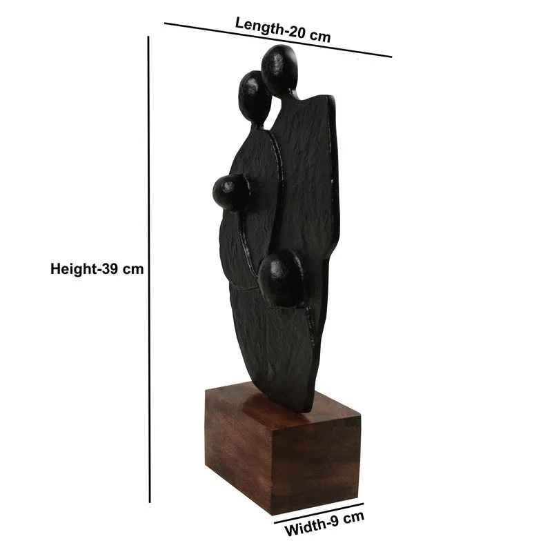 Cherish Family Black Showpiece media 6