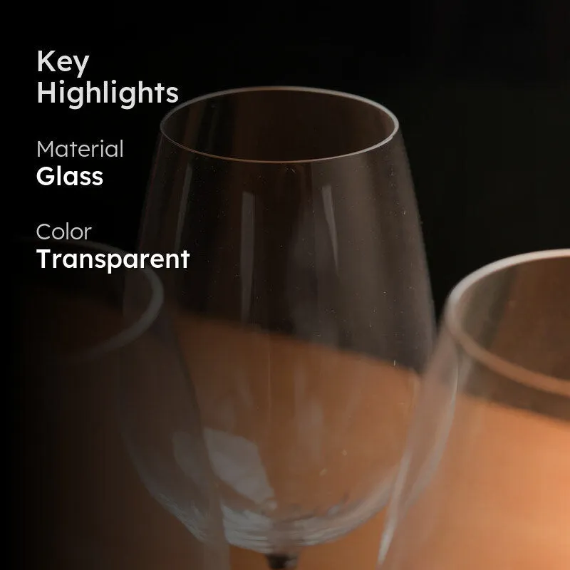 Orris Bohemia Crystal Wine Glass(350 mL) - Set Of Four media 2