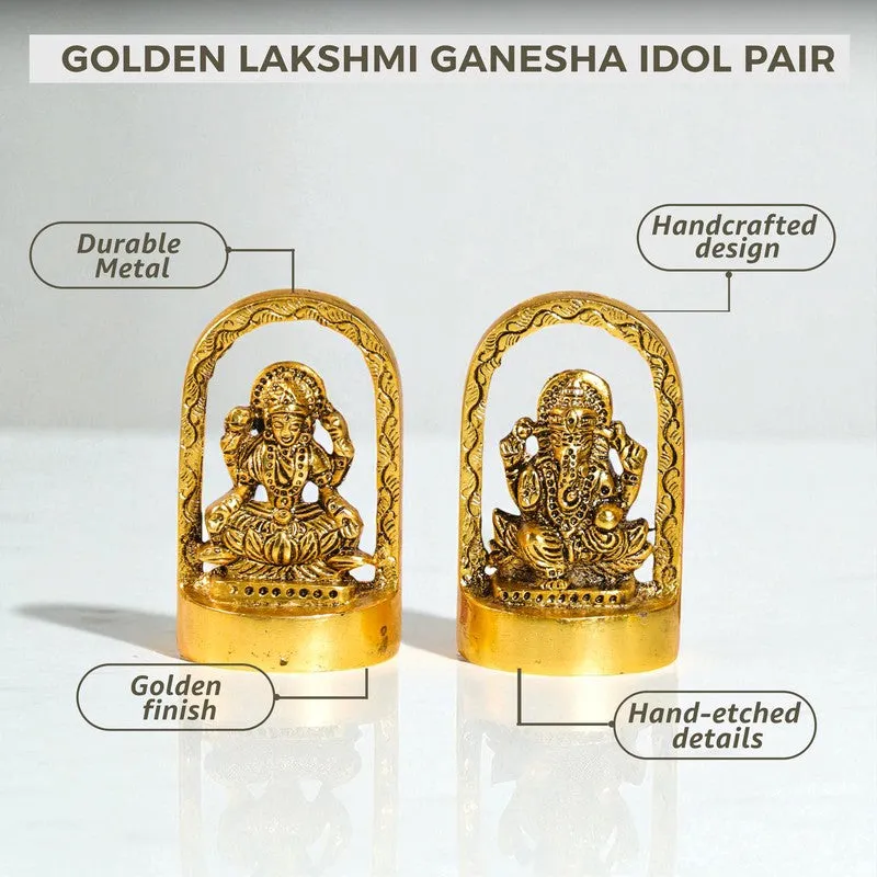 Elowen Lakshmi & Ganesh Idols & Sets - Set Of Two media 6