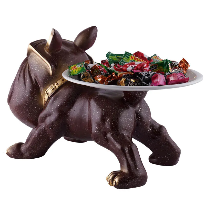 The Posh Pup Painted Polyresin Show Piece - Coffee media 5