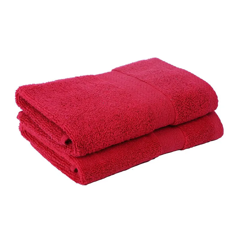 Nuage Cotton Hand & Face Towel (Red & Blue) - Set Of Four media 5