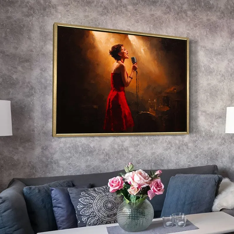 Soulful Notes Canvas Wall Painting With Frame media 6