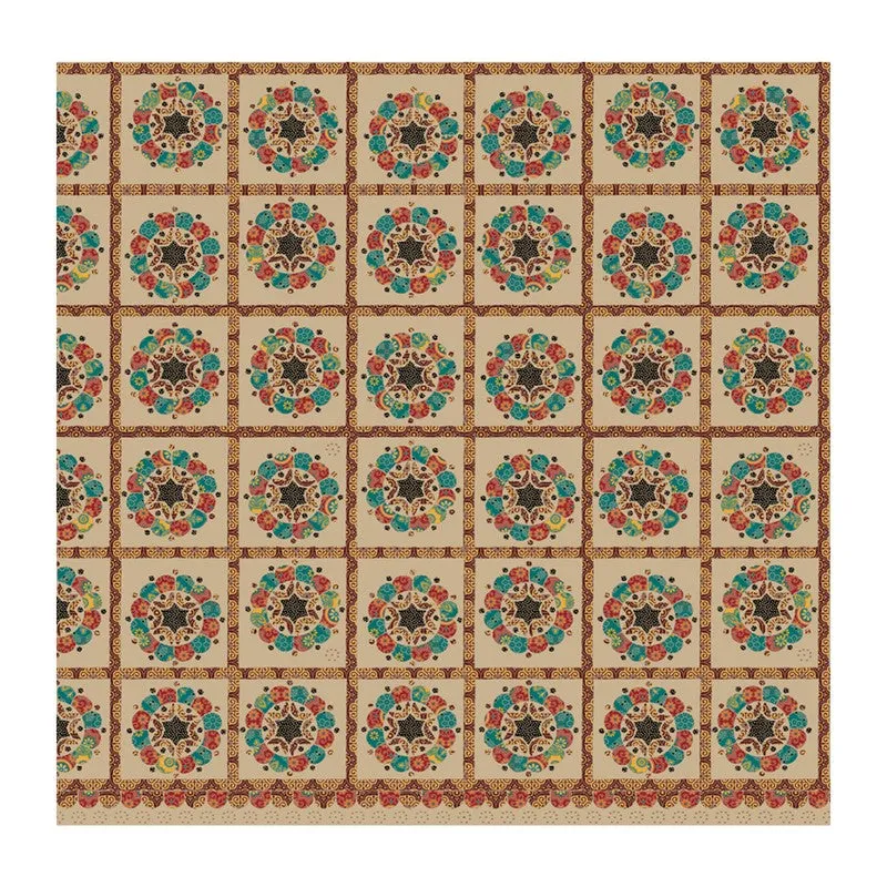 Rustic Bloom Cotton Bedsheet - 200 TC media 4