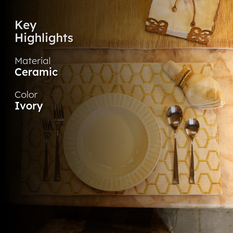 Zaya Ceramic Pasta Plate - Set of Two media 2