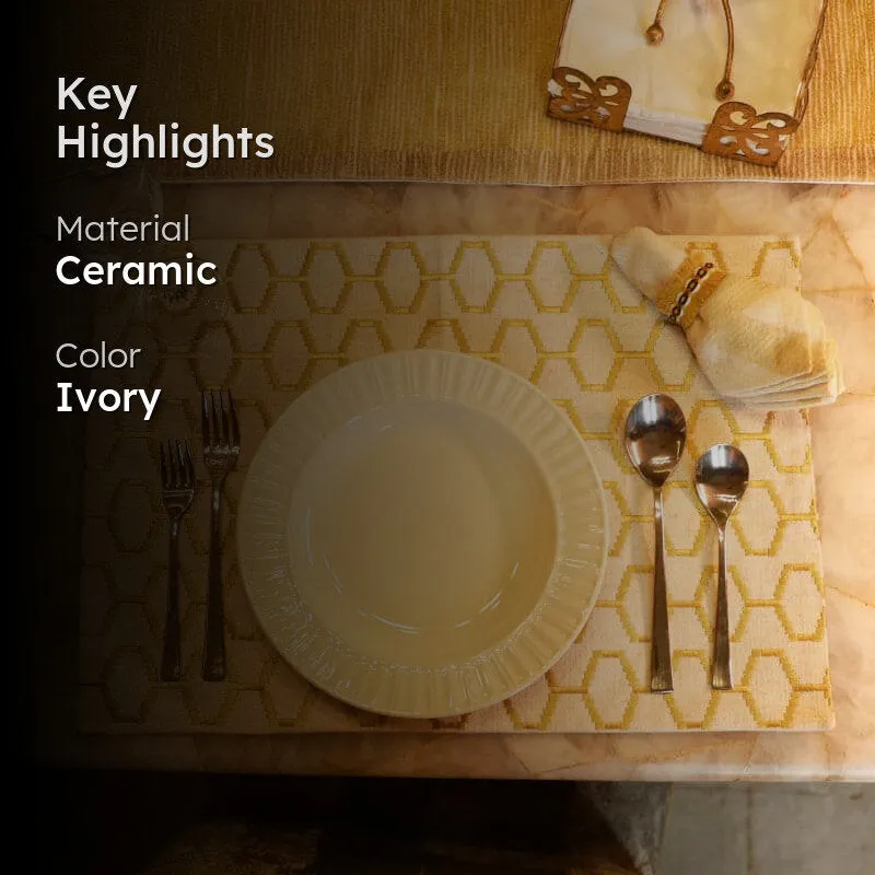 Zaya Ceramic Pasta Plate - Set of Two media 2