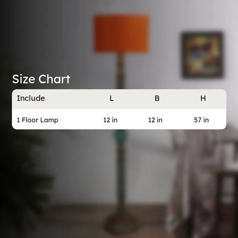 HaloCylinder Light Floor Lamp (Orange) media 9