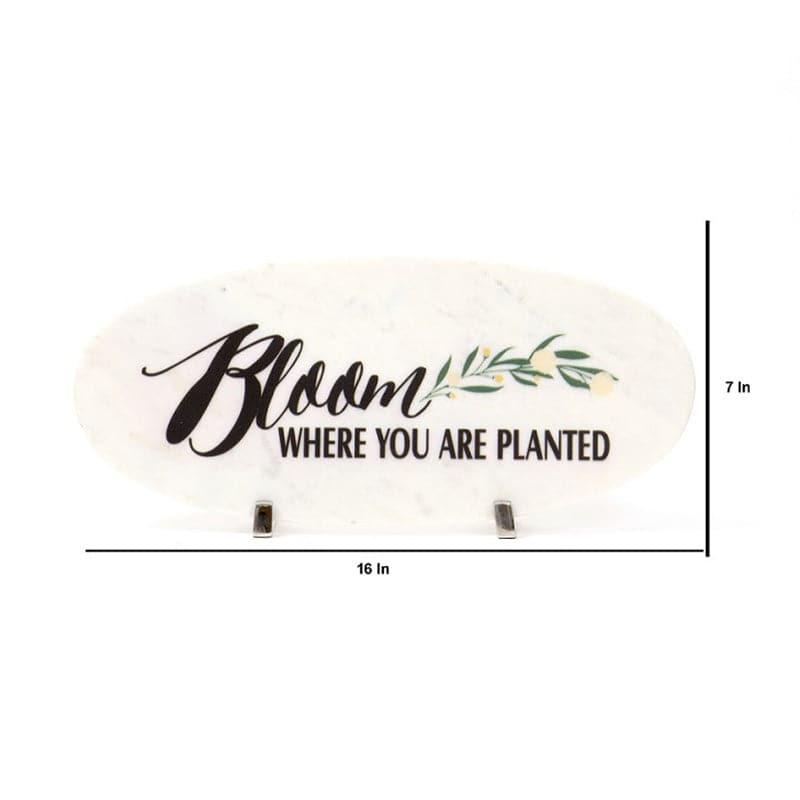 Bloom Bright Printed Marble Showpiece media 4