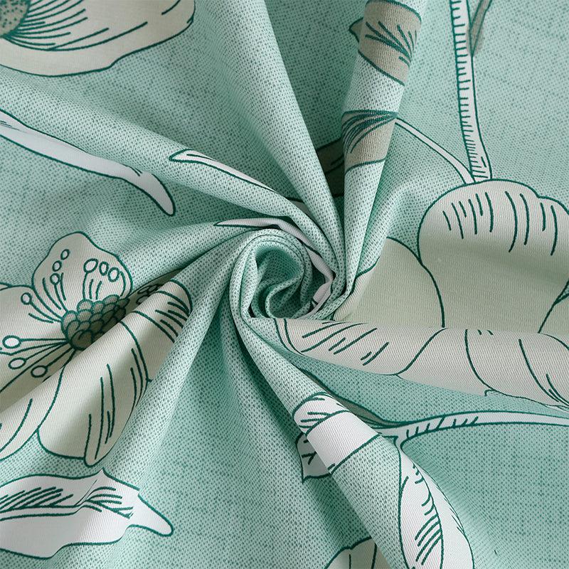 Swayam Aster Floral Cotton Comforter (Green) - 150 GSM media 5