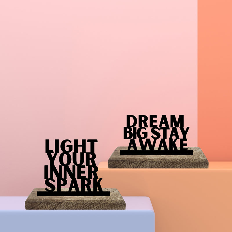 Dream Big Showpiece - Set Of Two