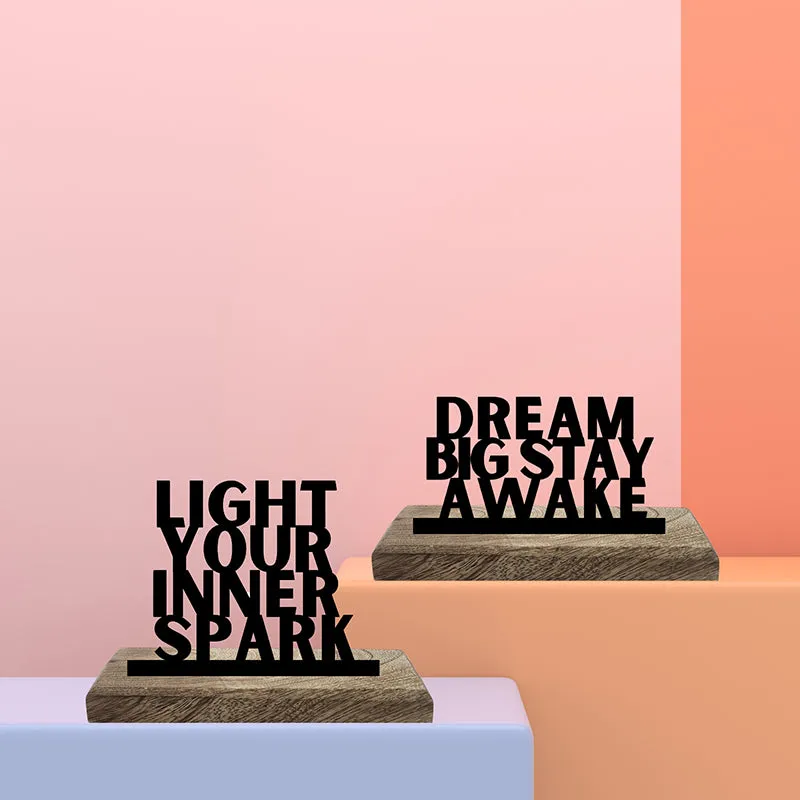 Dream Big Showpiece - Set Of Two media 1