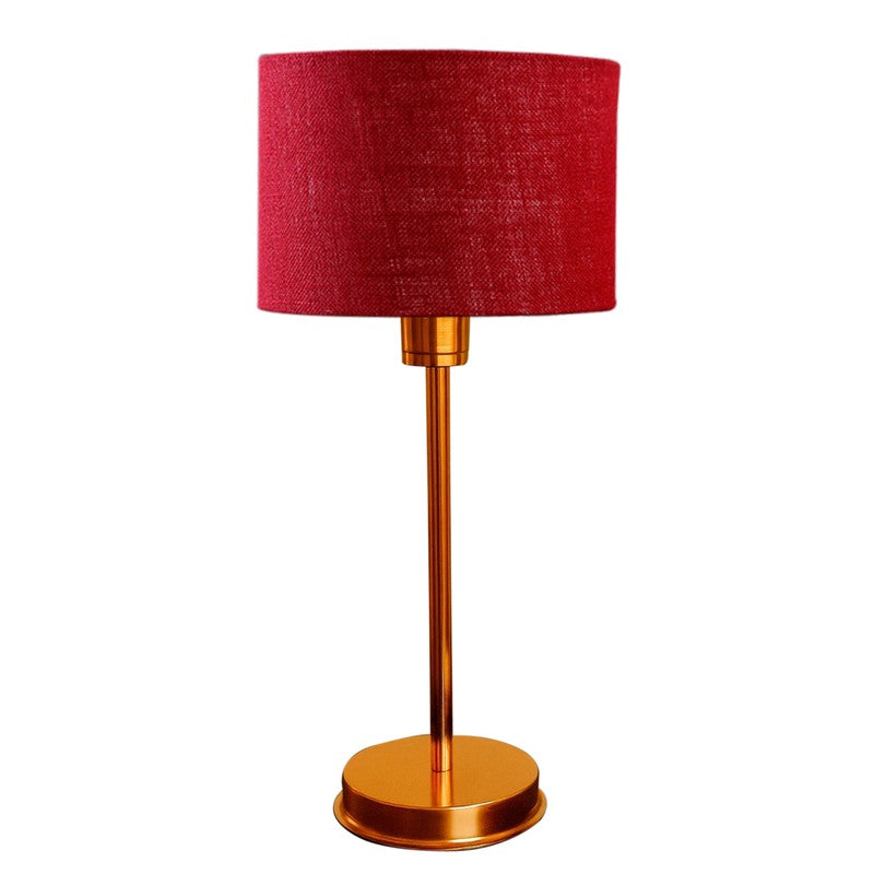 Kavira Enzo Metal Table Lamp - Maroon media 5