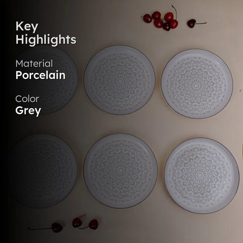 Bario Snack Plate - Set Of Six media 2