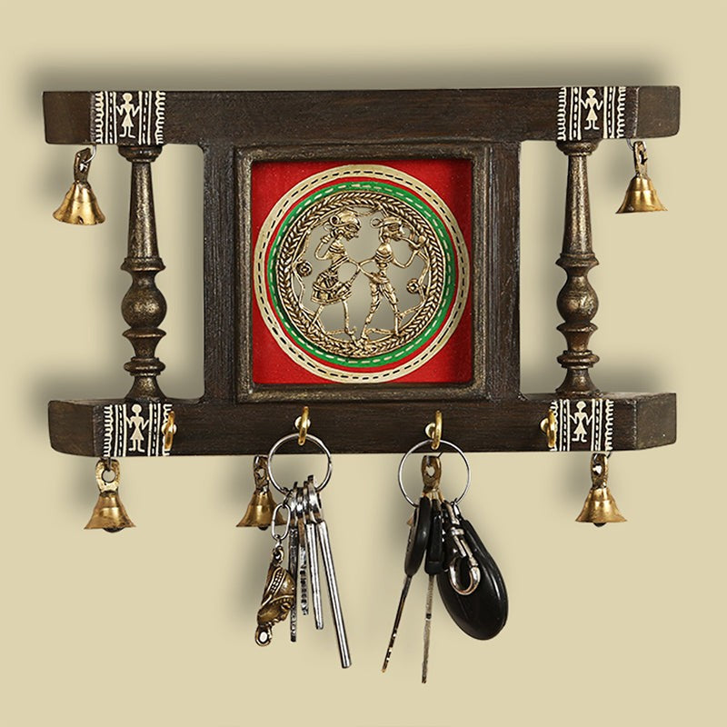 Hinga Teak Wood Key Hook