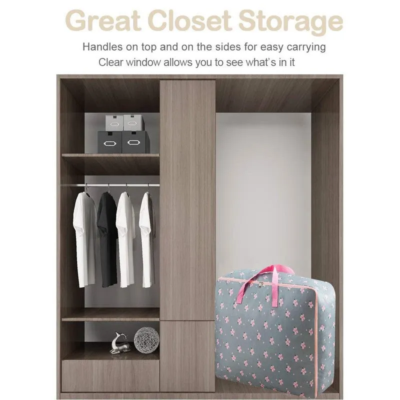 Halvira Fabric Cloth Organiser - Grey media 5