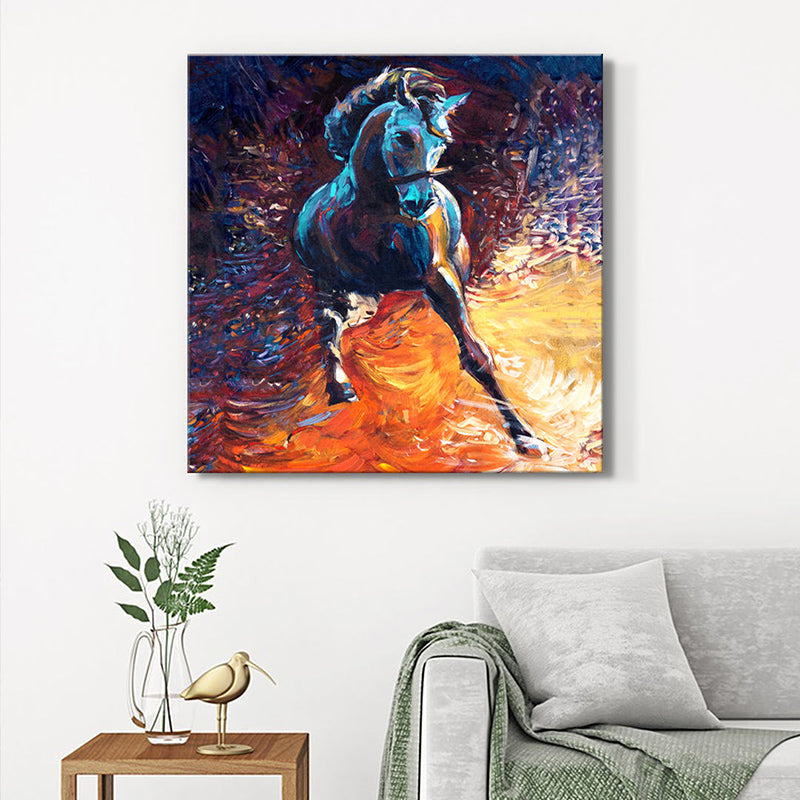 Cosmic Stallion Wall Painting