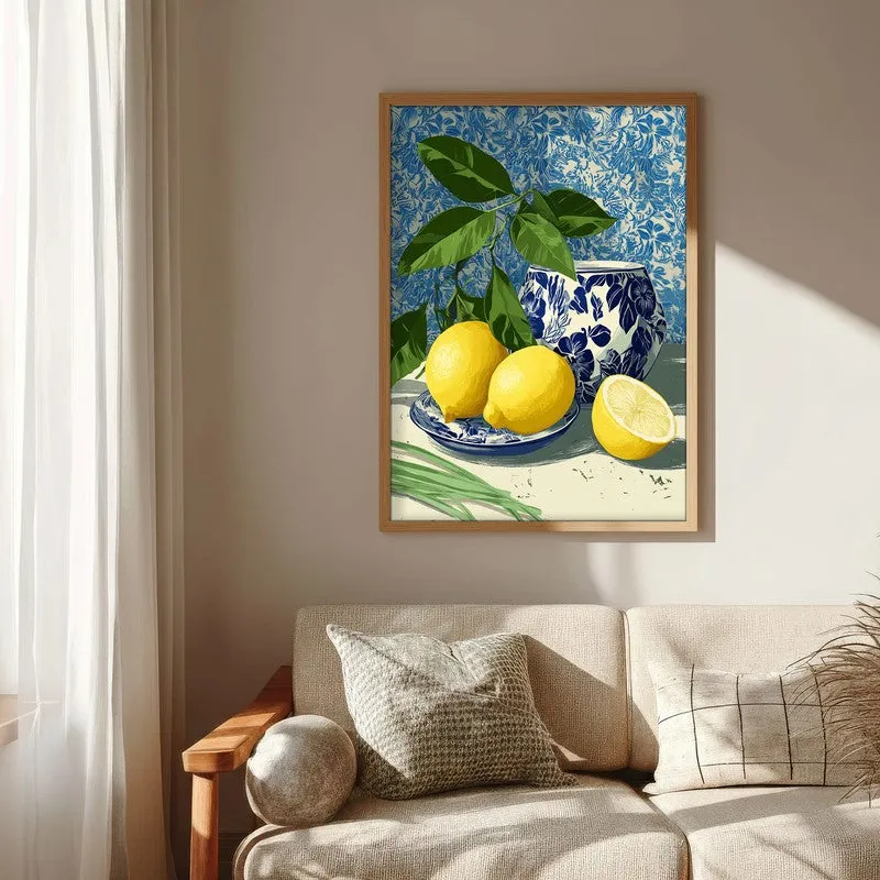 Freshness Canvas Wall Painting - Brown Frame media 6