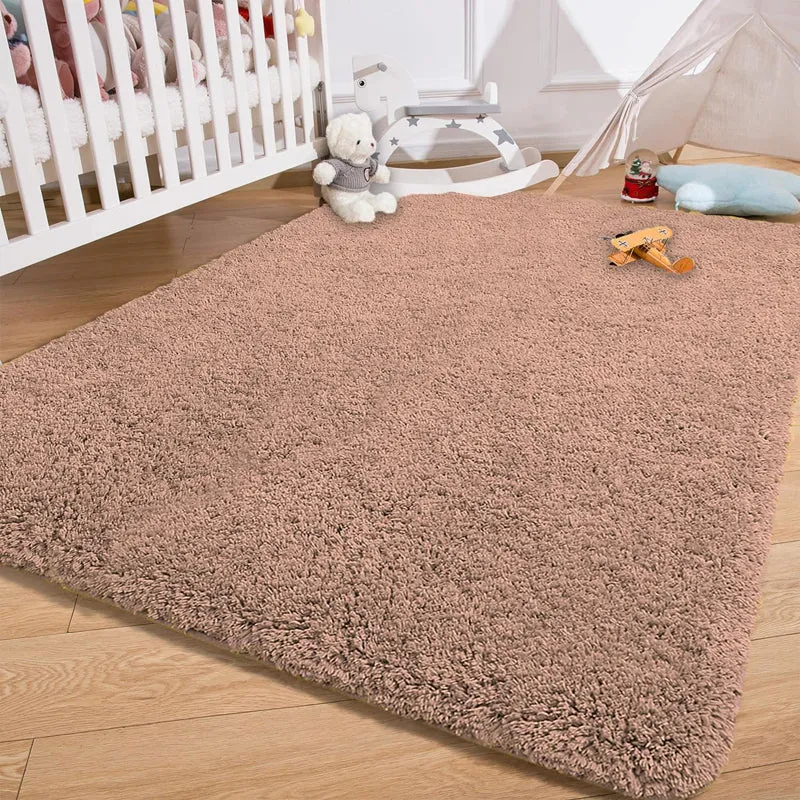 Vegas Luxe Micro Fiber Area Rug - Peach media 1