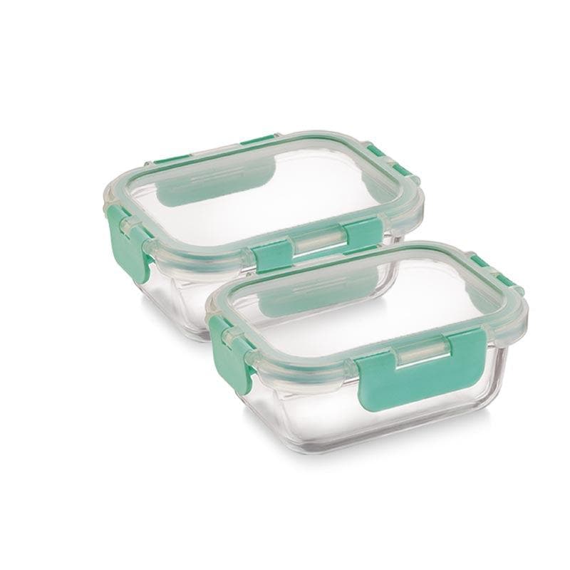 Crusade Rectangle Glass Container - 370 ML media 5