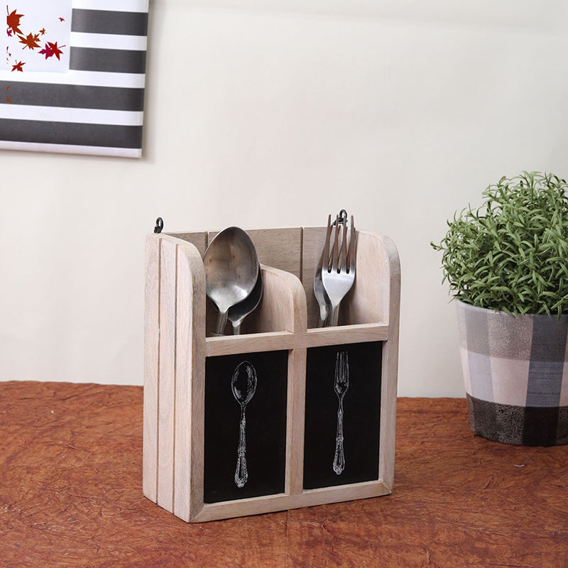 Paloma Wood Cutlery Holder