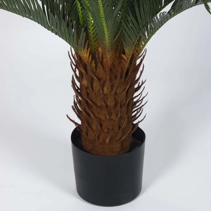 Faux Lush Cycas Plant - 2.8 Feet media 4